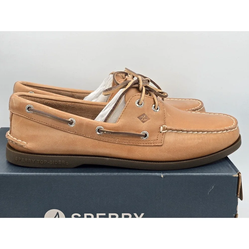 Men's SPERRY AO 2-EYE MW-205 - ROYAL BROWN - Size 11 M